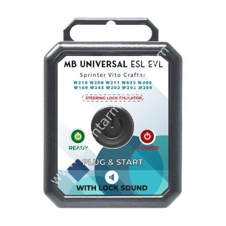 Mercedes ESL ELV Direksiyon Kilit Emülatörü Sprinter-Vito Volkswagen Crafter W169 W245 W202 W203 W208 W209 W210 W211 W639 W906