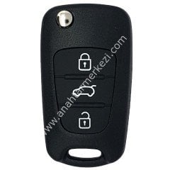 Kia 3 Butonlu Sustalı Kumanda Kabı