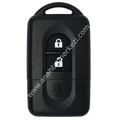 Nissan Eski Tip Smart Kumanda Kabı(Anahtar+Kapak Komple)LOGOLU