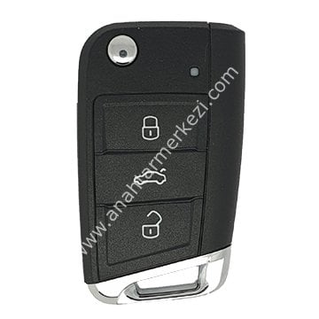 Golf7 3B Sustlaı kumanda Kabı-Yarı Metalik HU66