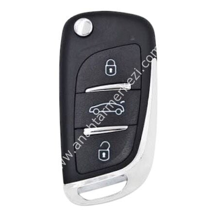B11-3 - Citroen Tipi 3 Buton Sustalı Kumanda
