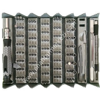 126 Parça Özel Kutulu Tornavida Seti