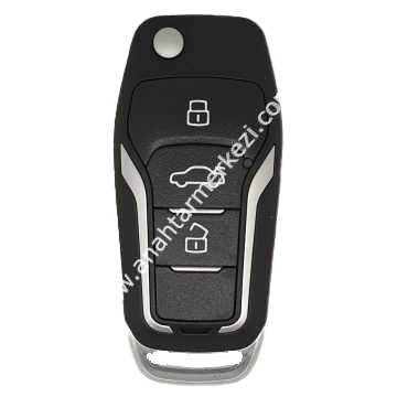 ZB12-3 Ford Tipi 3 Buton Smart Kumanda