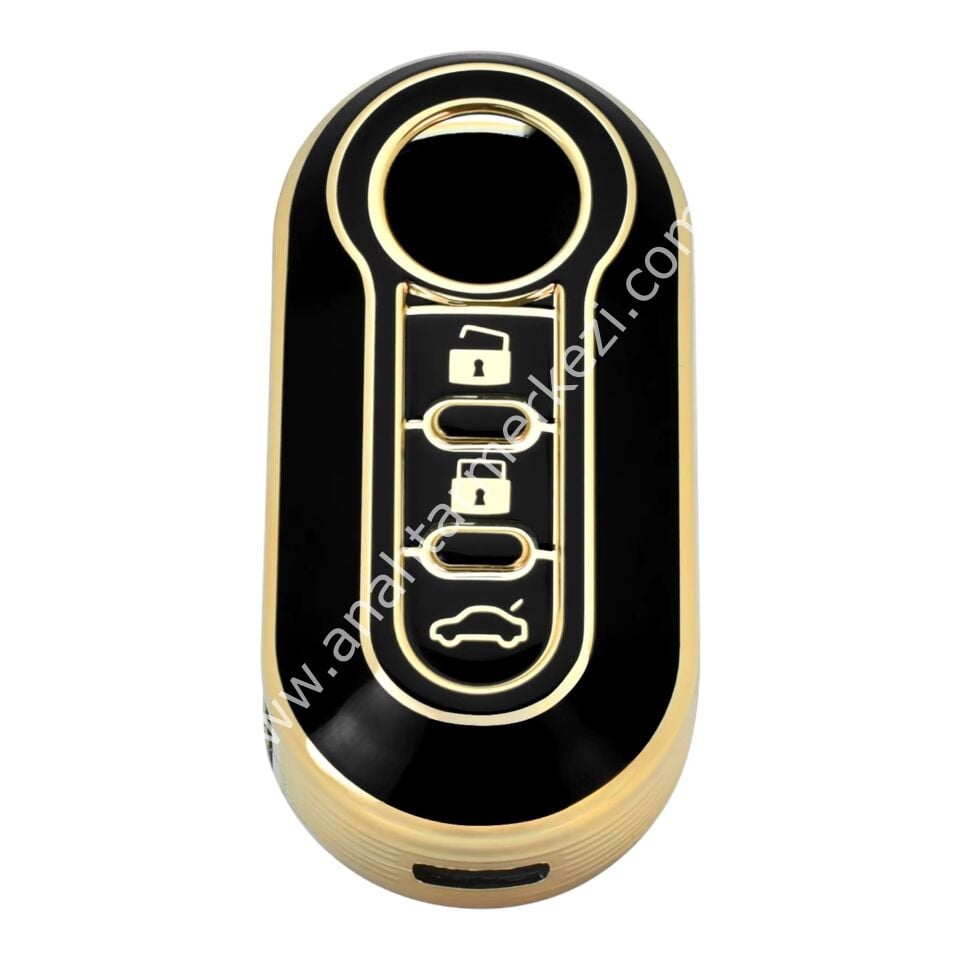 Doblo Sustalı Nano Kap Siyah-Gold