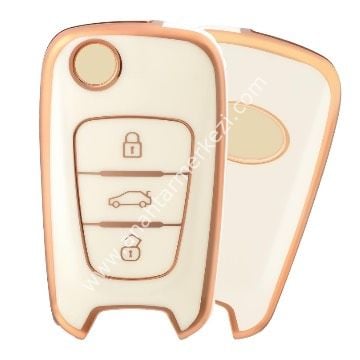 I20 3B Sustalı Nano Kap Beyaz-Gold