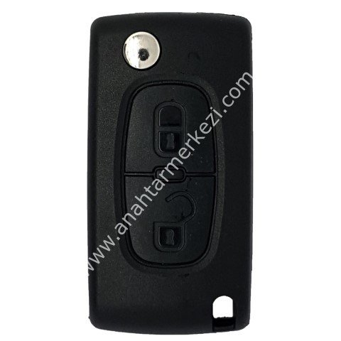 Peugeot 307 308 2 Buton Sustalı Kumanda Yan Sanayi Pcf7941 433Mhz