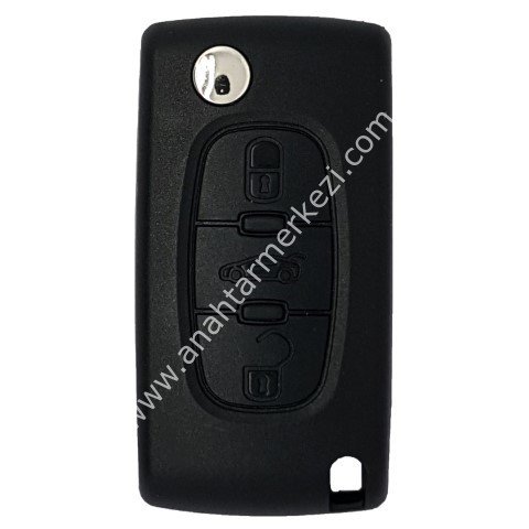 Peugeot 407 3B Sustalı Kumanda Orjinal İç Kart Pcf7941 433Mhz(2007-2008)