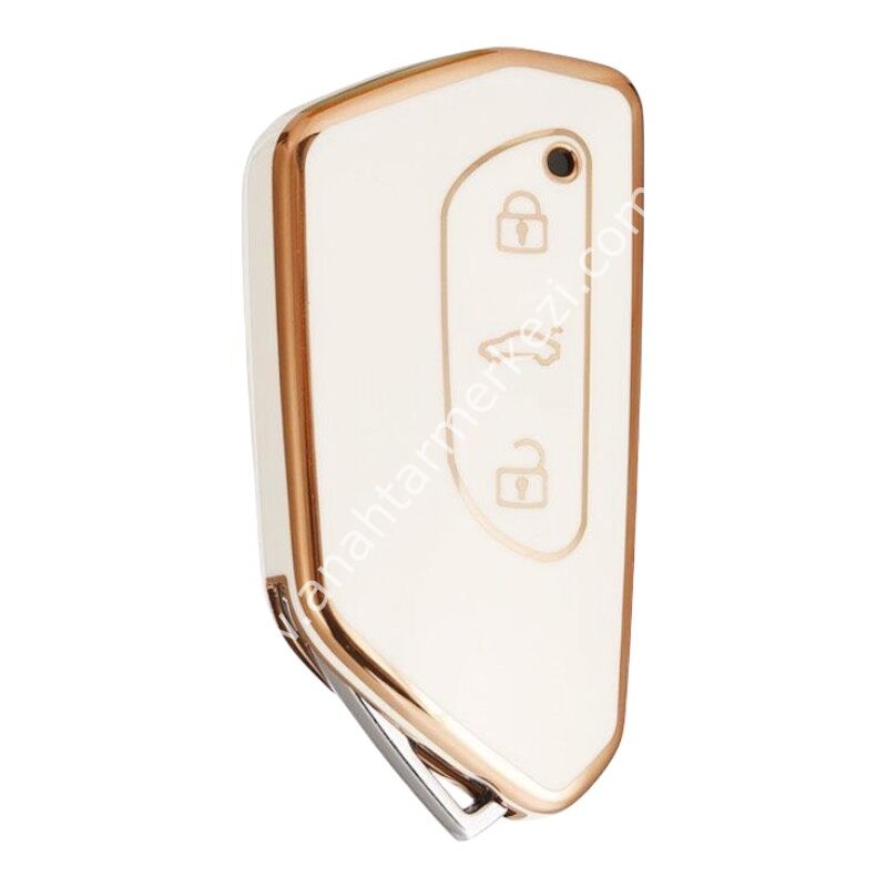 Golf 8 Nano Kap Beyaz-Gold