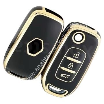 Renault Megane IV 3B Sustalı Nano Kap Siyah-Gold