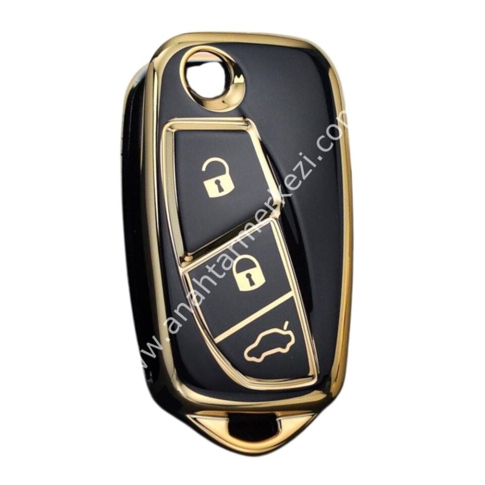 Fiorino Sustalı Nano Kap Siyah-Gold