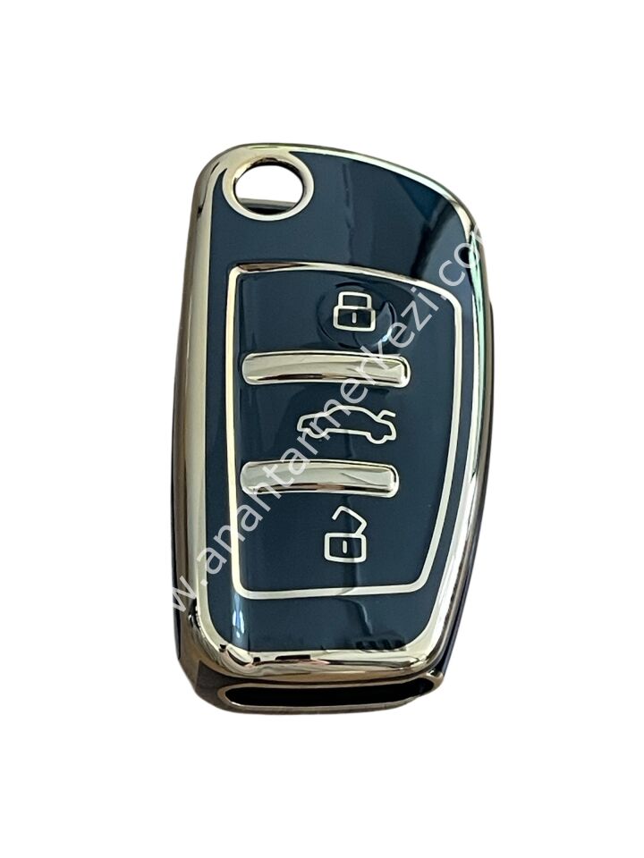 Audi 3B Sustalı Nano Kap Siyah-Gold