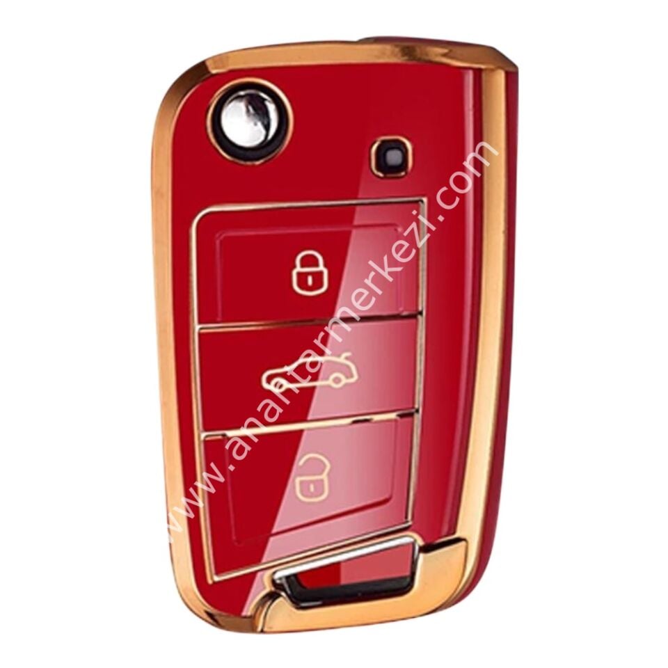 Golf 7 3B Sustalı Nano Kap Kırmızı-Gold