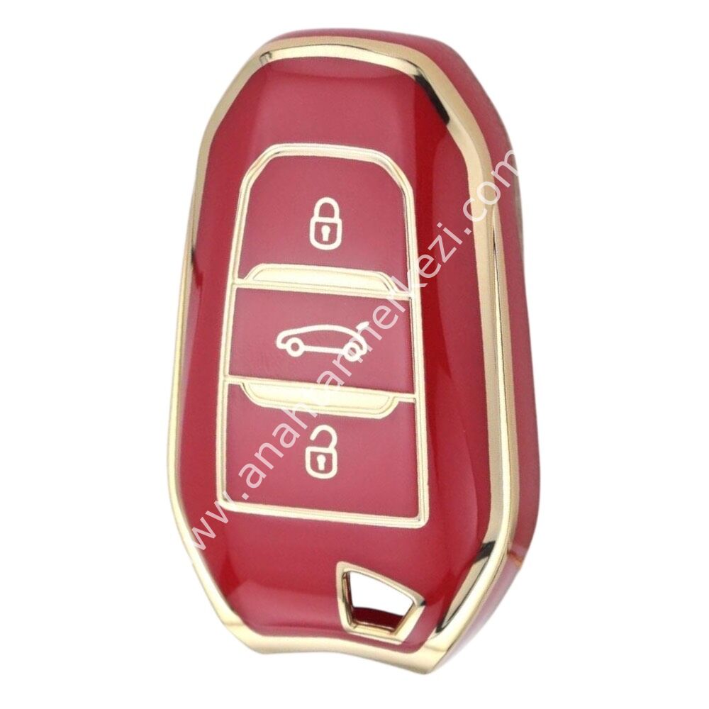 3008-5008 3B Smart Nano Kap Kırmızı-Gold