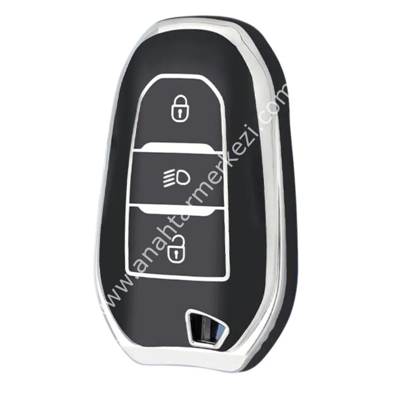 3008-5008 3B  Nano Kap Far Açma Siyah-Silver