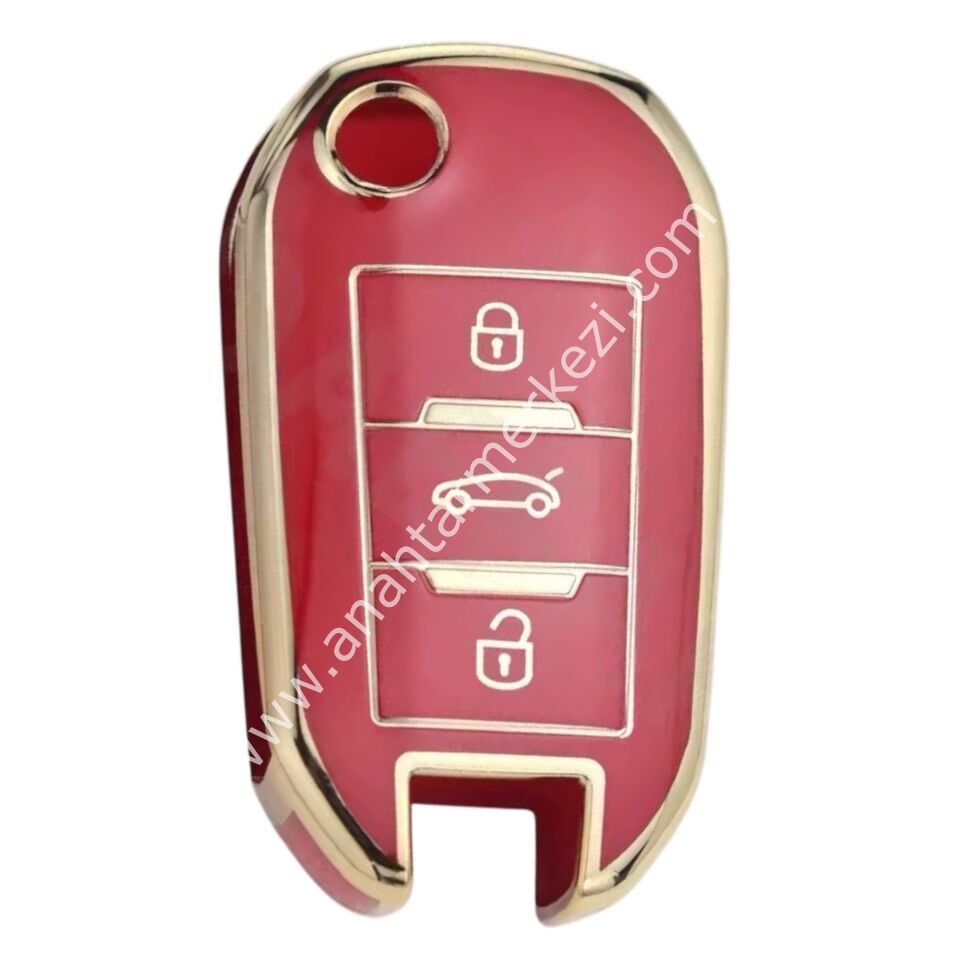 301-508 3B Sustalı Nano Kap Kırmızı-Gold