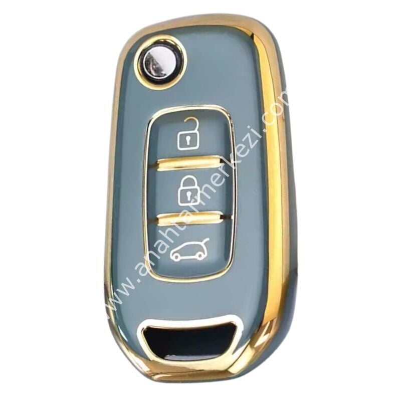 Renault Megane IV 3B Sustalı Nano Kap Gri-Gold