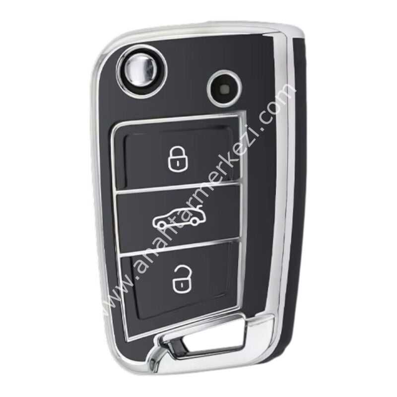 Golf 7 3B Sustalı Nano Kap Siyah-Silver