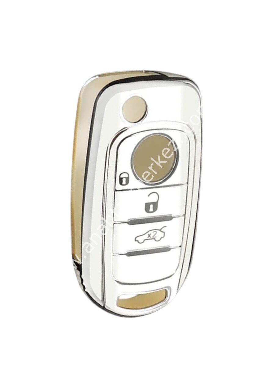 Egea Sustalı Nano Kap Beyaz-Silver