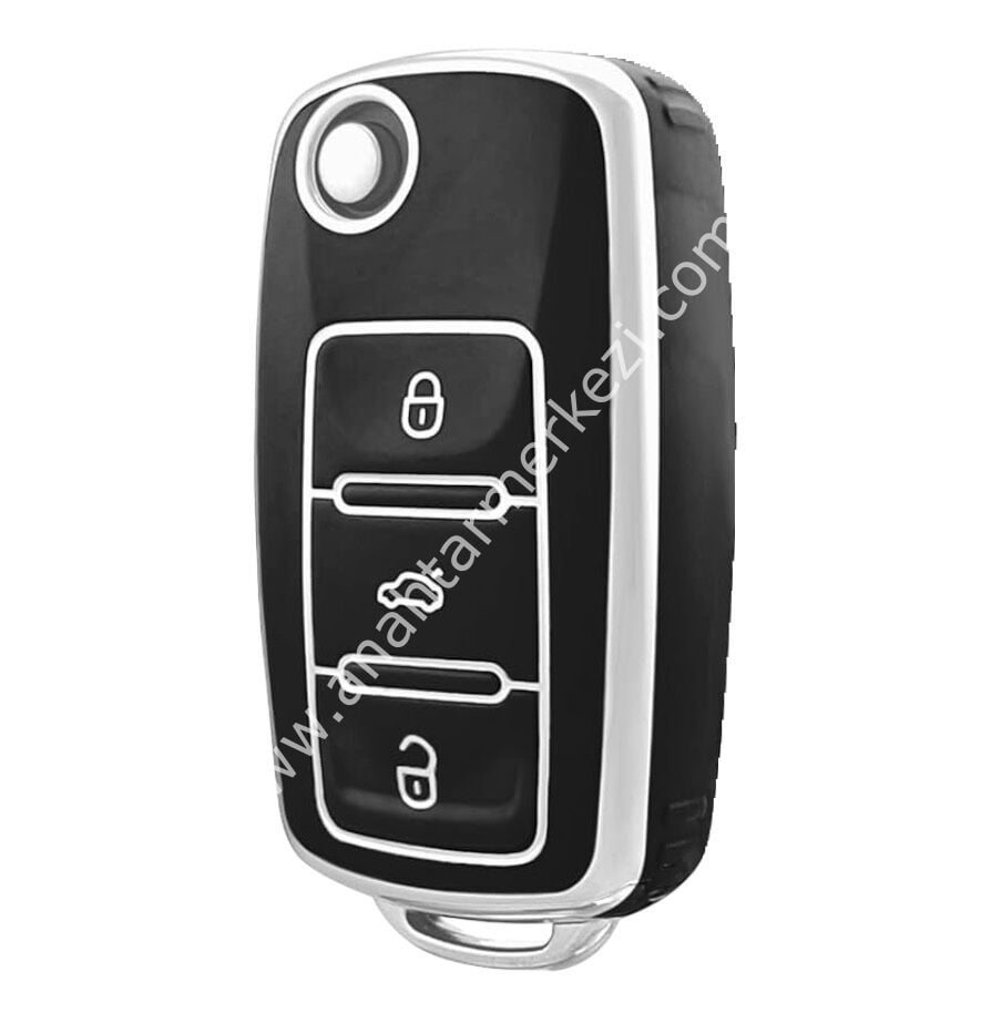 UDS-JETTA-GOLF-CADDY Nano Kap Siyah-Silver