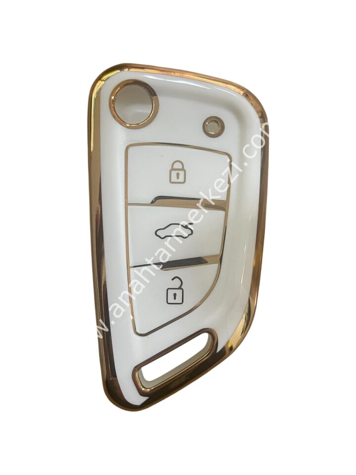 KD B-29 3B Sustalı Nano Kap Beyaz-Gold