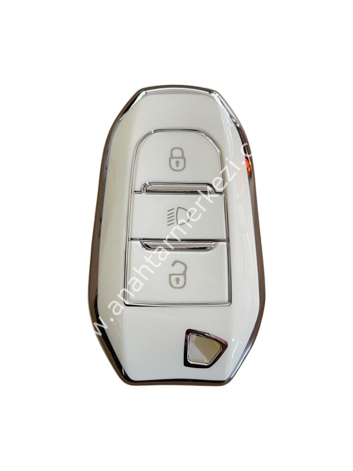 3008-5008 3B  Nano Kap Far Açma Beyaz-Silver