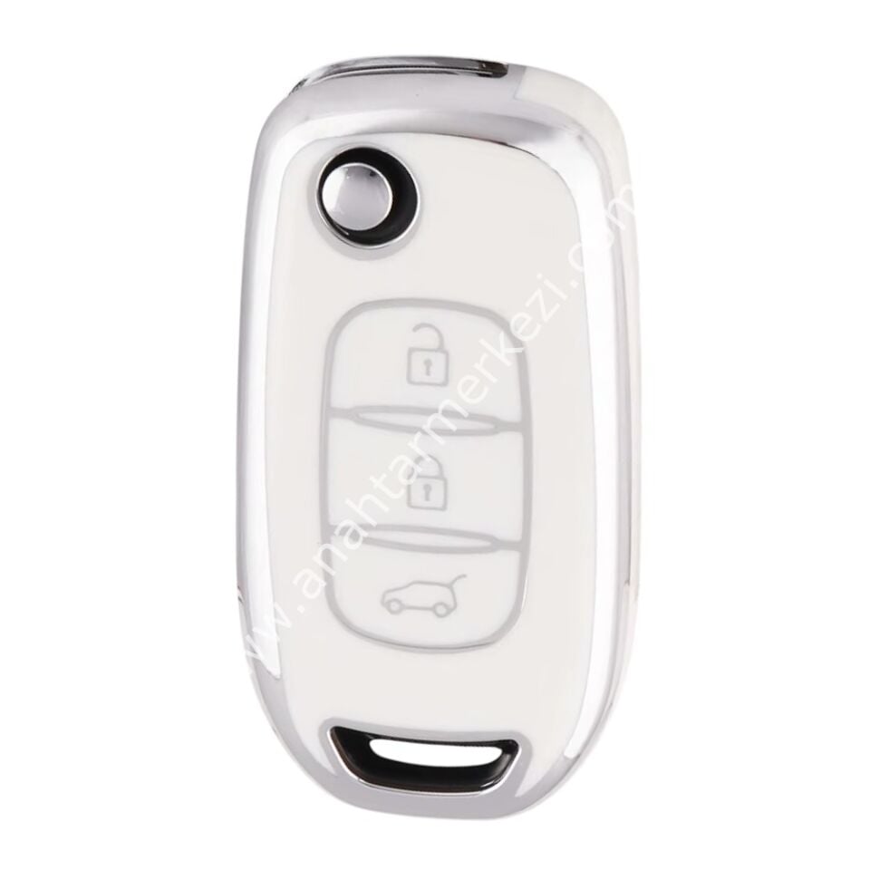 Renault Megane IV 3B Sustalı Nano Kap Beyaz-Silver