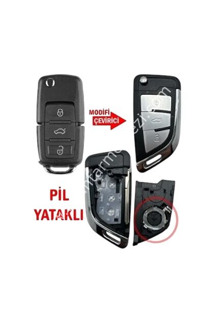 VW B5 Çevirici Kumanda Kabı