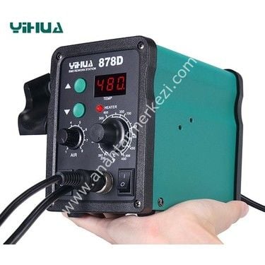 YIHUA 878D Lehimleme İstasyonu Sıcak Hava+Lehim