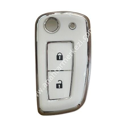 Juke 2B Sustalı Nano Kap Beyaz-Gümüş