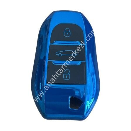 3008-5008 3B Smart Nano Kap Fosforlu Mavi-Siyah