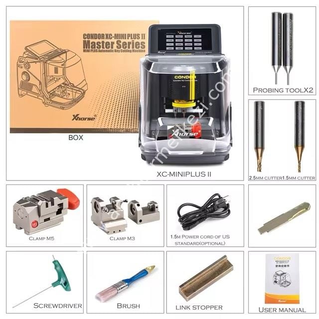 Xhorse Condor XC-Mini Plus II Otomatik Anahtar Kesme Makinası