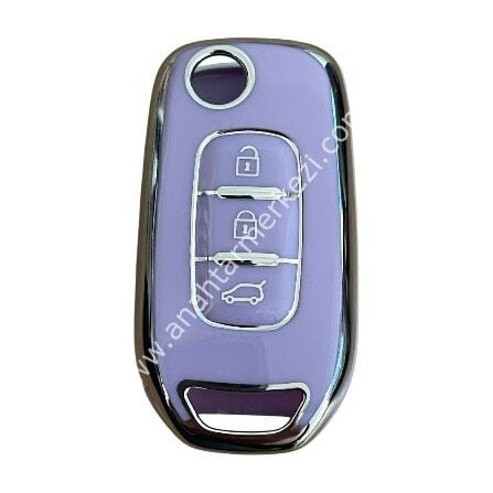 Renault Megane IV 3B Sustalı Nano Kap Fosforlu Lila-Gümüş