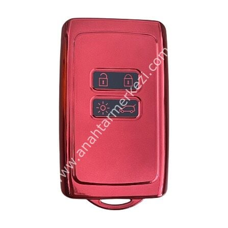 Renault Megane 4 Smart Nano Kap Fosforlu Kırmızı-Siyah