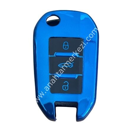 301-508 3B Sustalı Nano Kap Fosforlu Mavi-Siyah