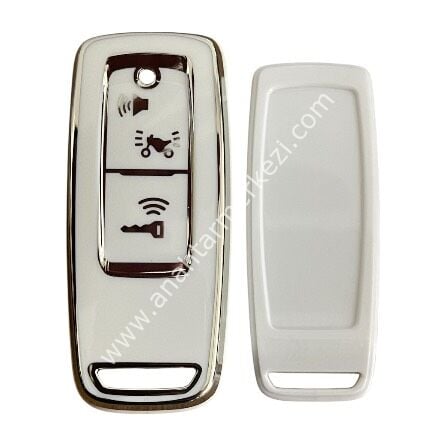 PCX Motor 2B Nano Kap Beyaz-Gümüş