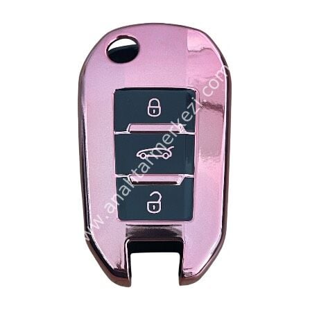 301-508 3B Sustalı Nano Kap Fosforlu Pembe-Siyah