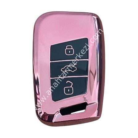 Passat B8 Smart Nano Kap Fosforlu Pembe-Siyah