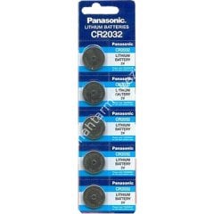 Panasonic CR2032 Pil(5 adet)