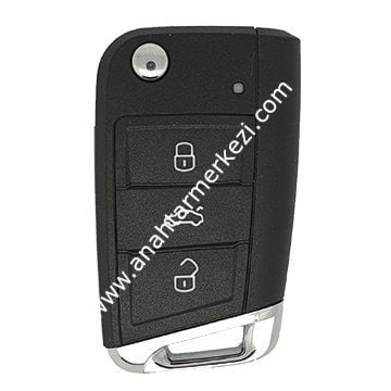 VW Golf 7 Tipi Akıllı Sustalı Kumanda 315Mhz