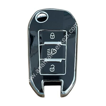 301-508 3B Sustalı Nano Kap Fosforlu Siyah-Gümüş Far Açmalı