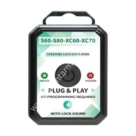 Volvo S60-S80-XC60-XC70 Sesli Direksiyon Kilit Emulatörü Tak ve Çalıştır