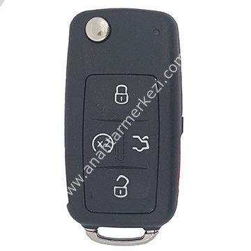 VW 4 Buton Sustalı Kumanda Kabı
