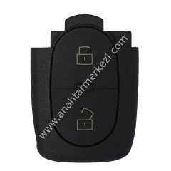 Audi 2 Butonlu Kumanda Kabı(Küçük Pilli/Eski Tip)