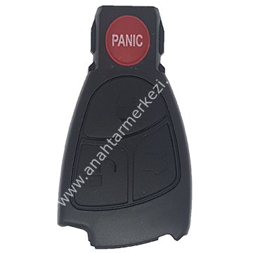 Mercedes 3+1  Panic Butonlu Smart Kumanda Kabı