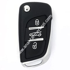 NB11-Multifonksiyon Citroen Tip 3 Buton Sustalı Kumanda